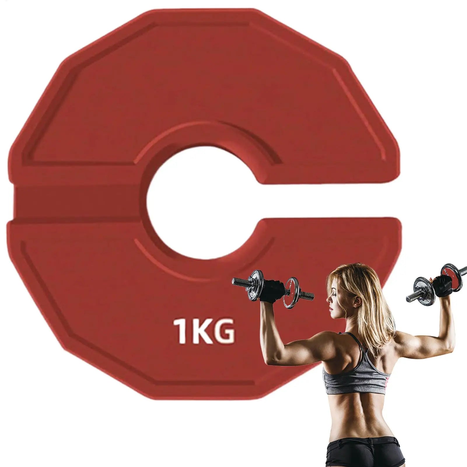 Rubber Strength Training Weight Plates