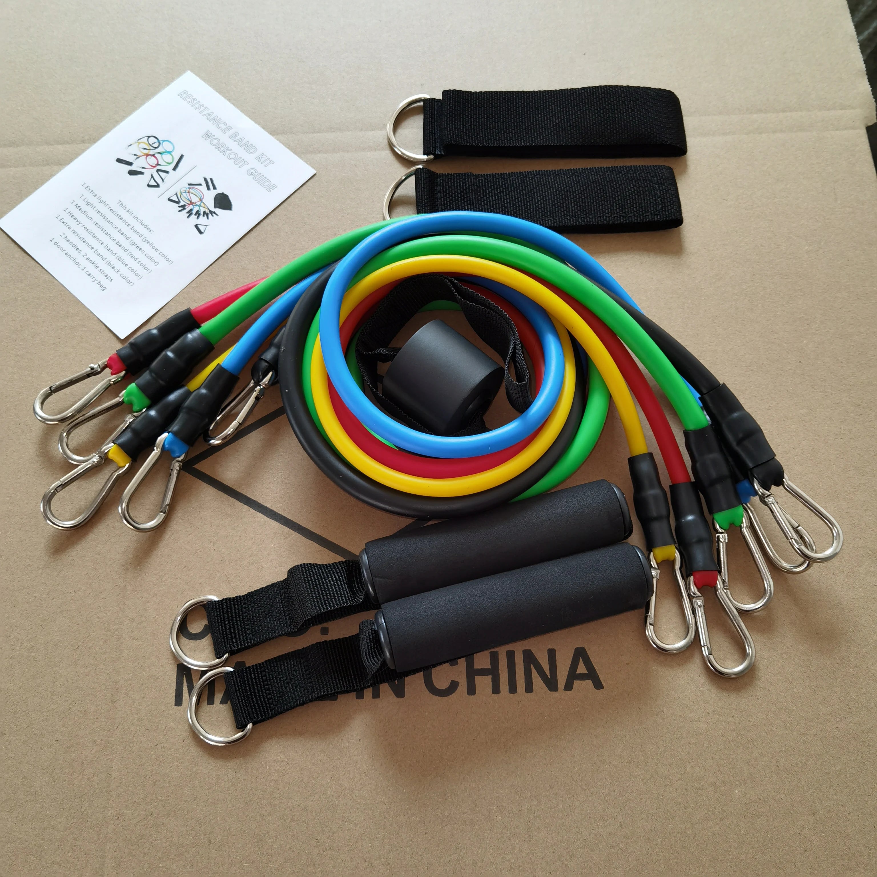 11-Piece Crossfit Resistance Tube Set