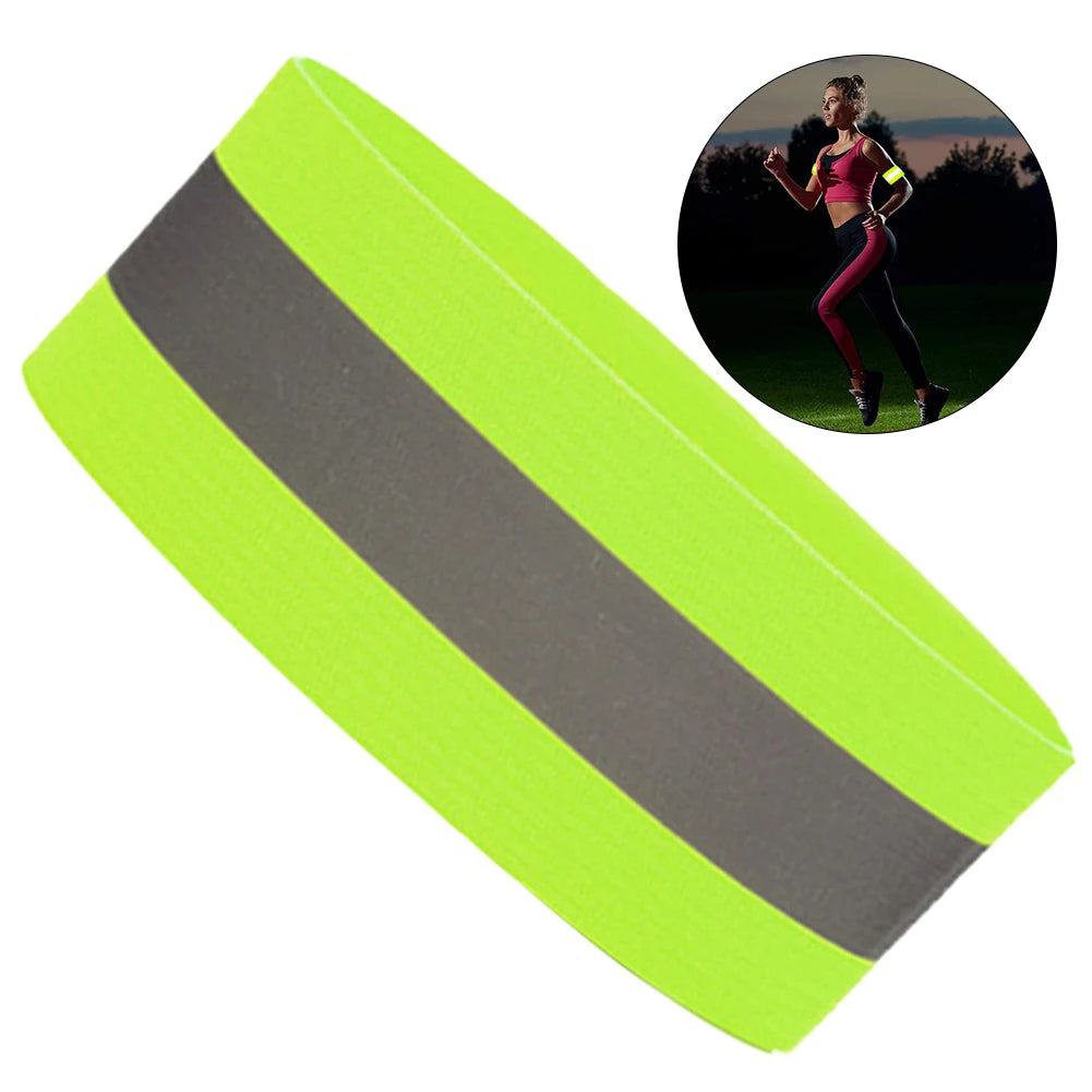 Adjustable High-Visibility Reflective Armband