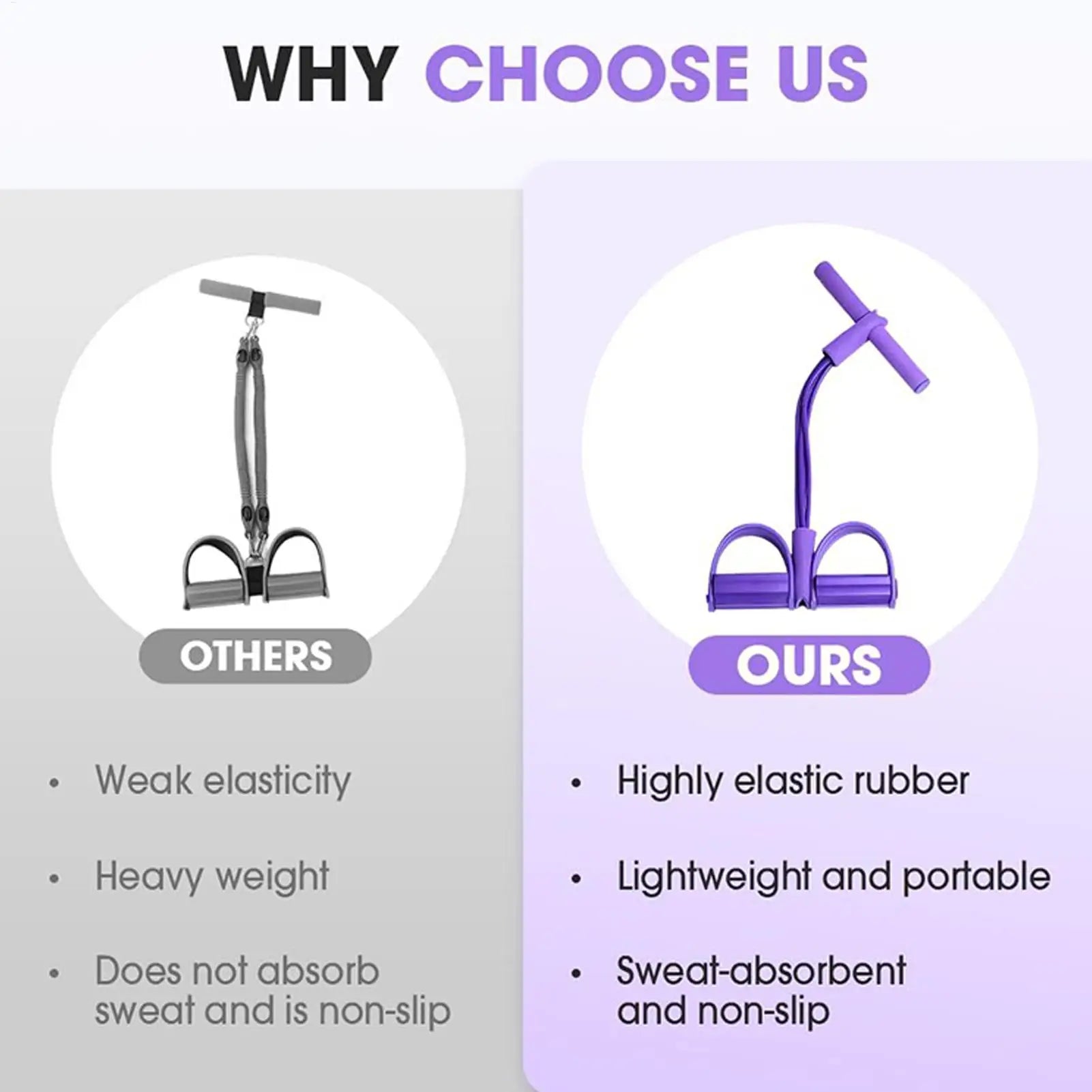 4-Tube Pedal Resistance Puller Band