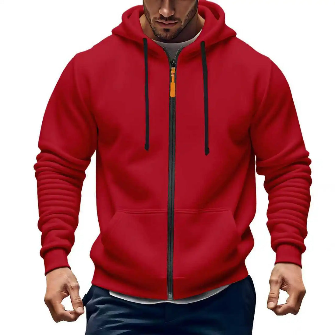 Men’s Winter Fleece Zip Sweatshirt