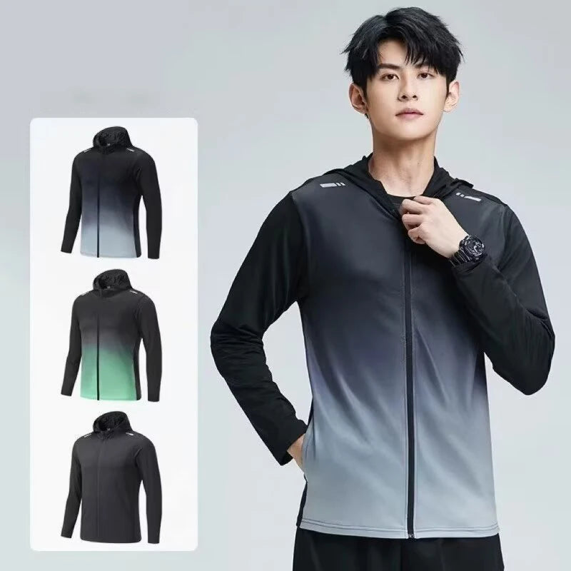 Men’s Hooded Waterproof Fitness Jacket