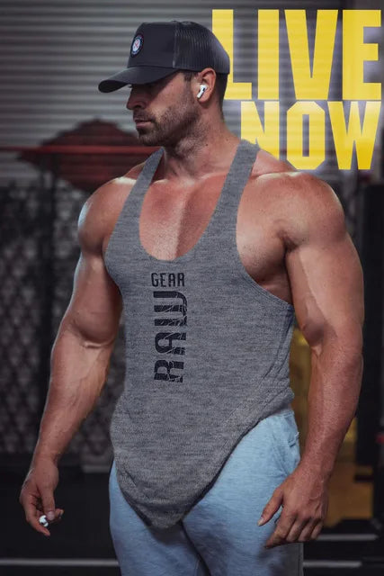 Men’s Cotton Bodybuilding Gym Tank